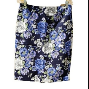 Charter‎ Club Cotton Floral Dressy Skirt Size 4 Women